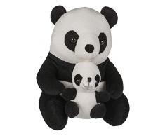 Out of the blue Fermaporta di Stoffa, Panda, 100% polistiere, Mulitcolor, 21 cm