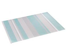 Decorline 47 x 32 cm, Silky Raye-Tovaglietta segnaposto in PVC, Colore: Blu
