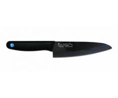 FOREVER 23714E - Coltello da Cucina in nanocera con Lama in Ceramica da 14 cm, Colore: Nero