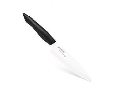 Kyocera FZ130WHBKEU Coltello Shin in Ceramica Bianca, Nero, Lama 13 cm