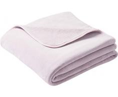 biederlack Pure Soft Rose Coperta, Pile, Rosa, 150 x 200 cm