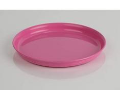 Kimmel 21-000-2210-1 - Piatto in plastica per bambini, colore: Fucsia