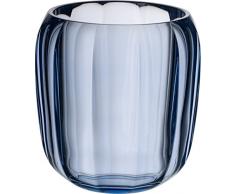 Villeroy & Boch Coloured Delight Lanterna Winter Sky, 15.5 cm, Cristallo, Trasparente/Blu
