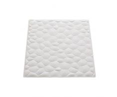 FERIDRAS Diamanti Tappeto Antiscivolo, Gomma, Bianco, 25 x 60 cm