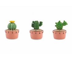 Villa dâEste Home Tivoli Cactus Timer Cucina, Poliresina + Acciaio, Multicolore