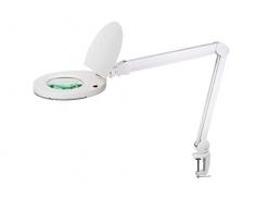 interfan Flexo con lente d ingrandimento, Bianco