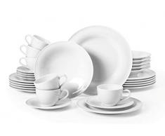 Seltmann Weiden 001.751423 Beat - Servizio da tavola in porcellana dura