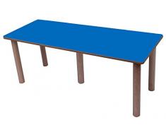 Mobeduc Ala Tavolo per bambini, in legno 150 x 45 cm, talla 3 Haya y azul oscuro