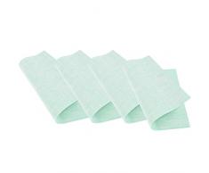 Venilia Set Mint Tessuto Melange Verde Menta, Tavola, Vinile, Tovaglietta per Sala da Pranzo, 4 Pezzi, 30 x 450 cm, 59027, 30 x 45 cm