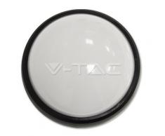 Plafoniera LED Rotonda Circolare Nero 12W, Ip65