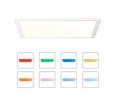 Brilliant Abie - Pannello in metallo, 24 W, colore: Bianco