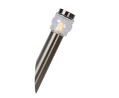 Lucide, Lampada da parete per esterni, Nero (Chrom, matt)