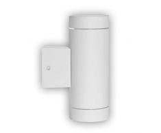 GEV Claudia 2692 - Lampada da parete per esterni, in alluminio, colore: Bianco