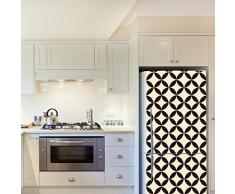 WALPLUS – Adesivi da Parete Circle Star Pattern 4 Confezioni Frigo Decorazioni Rimovibile Adesivi Decalcomanie Arte Salotto Cucina mobili Arredamento Decorazione per la casa, ristoranti, Hotel