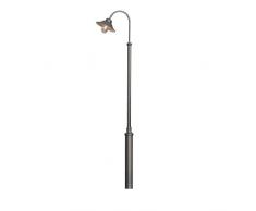 Konstsmide 559-750 Vega - Lampada da Terra per Esterni (29.5 x 48 x 47 cm, 1 Lampadina da 60 W E27 Non Inclusa, IP23, Alluminio Verniciato), Colore Nero