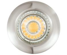 EGLO 94237 fondo da incasso luce, Argento