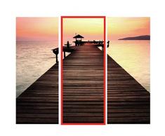 Gardinia KlÃ¶ckner Tenda (1 Pannello) con Stampa Digitale, Scorrevole, Opaco, Pontile 2, 60 x 245 cm