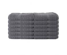 Westward Ho! 3105HGP Tovagliolo per Mani, Cotone, Confezione da 12, 390GSM, Grafite