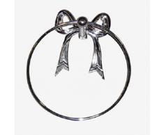 Better & Best 0053143 - Portasciugamani Decorativo in Metallo, a Righe Rosse