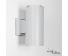 Lampada da parete XXL per esterni/grigio/Up & Down faretto / 24 cm di altezza / 2 x E27 attacco fino a 60 W IP44 / illuminazione esterna giardino entrata lampada da parete
