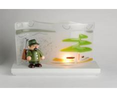 KWO Olbernhau, Paravento in Legno, 30 x 19 x 20 cm, Multicolore (Mehrfarbig)