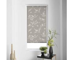 store dintérieur Tenda avvolgibile Imp. Giapponese Poliestere Rosssignol Bianco, Grigio, 120 x 180 cm