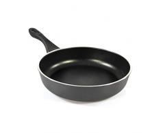 Ballarini 930L-024 Padella Alta Linea 130, Fondo a induzione, 1 Manico, cm 24, Alluminio