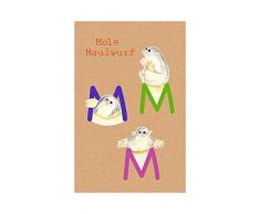 Komar Quadro da Parete ABC Animal M Poster Immagine, Soggiorno, Camera da Letto, Decorazione, Stampa Senza Cornice Disponibile in Tre Misure, Multicolore, P036M-50x70