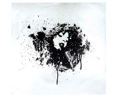 LegendArte Olio su Tela - Quadro su Tela Dipinto a Mano - Ragazza da Palcoscenico, cm. 50x50 - Quadro Moderno Soggiorno