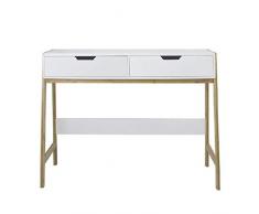 Dcasa - Console con 2 cassetti portaoggetti per Decorazioni Festive e Articoli per la casa, Unisex, per Adulti, Colore: Unico