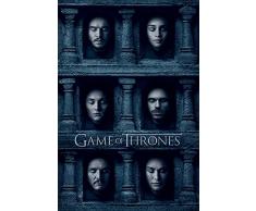 Game of Thrones - Hall of Faces - Fantasy Film Movie Poster - GrÃ¶sse 61x91,5 cm