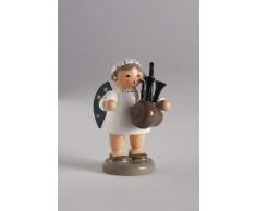 KWO Angelo con Cornamusa Natale Tedesco - 5 cm / 2 Pollici