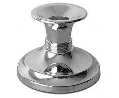 silberkanne Candelabro Classic Fuss D 8,5 cm H 6 cm Placcato Argento