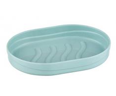 Allstar - Portasapone in Polipropilene, 13,3 x 2 x 9,5 cm, Colore: Verde