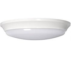 Airam Rio Plafoniera a LED Circolare 20 W, Bianco, 400 x 88 mm