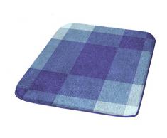 Meusch 2389769657, Tappetino da Bagno Mix, 80 x 140 cm, Blu