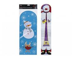 Christmas Presents PMS - Set di 2 grucce per Biglietti di Natale Jumbo, Contiene 30 Biglietti.