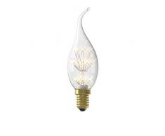 Pearl - Lampada a punta di fiamma, candela LED E14extra calda 240 V, 1 W, 70 lm a + 2100 K