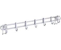 Wenko 54820100 Style Portaspezie, Metallo Cromato, Argento Lucido, 7 x 30 x 7 cm, Argento Brillante, 3 x 60 x 6.5 cm