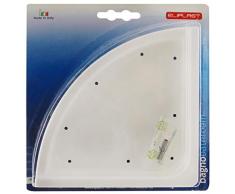 Home Eliplast Mensola Bagno Angolare Plus Bianca 423/1 Eliplast