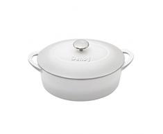 Denby - Casseruola in ghisa naturale, 3,8 l, Ghisa, Casseruola ovale da 4,2 l., medium