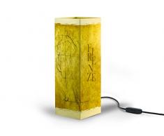 W-Lamp Wl655Shd Firenze Lampada Arredo, Carta, Crema, 11 X 11 X 32 cm