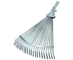 Max-Power FLOR50270 Scopa per Foglie Regolabile Zincata per Bambini