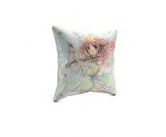Picanova - Violino Fairy 40 x 40 cm - Cuscino decorativo con imbottitura - decorazione per salotto o camera dei bambini con motivi assortiti - Collezione Anime Design di Emperpep