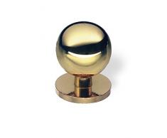 Schwinn 44126 - Pomello per Mobile in Ottone, Diametro 25 mm, Colore Oro Lucido
