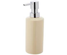 Ridder Pure - Dispenser per Sapone in Porcellana, Colore: Avorio 6 x 6 x 17,5 cm