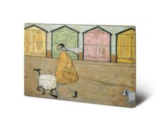 Pyramid International SW10581A - Dipinto su legno dia bete rosso, Sam Toft Along The Prom, stampato