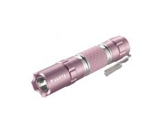 Torcia Varta 0,5 Watt LED Lipstick Light incl. 1x batteria High Energy AA torcia a forma di rossetto torcia da borsa portachiavi luce tascabile flashlight per borse, tracolle, zaini