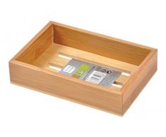 Douceur dintérieur 6ASB265 - Portasapone in bambù, 13 x 9 cm, Legno