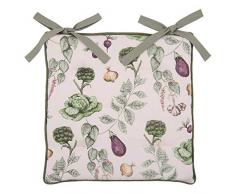 Clayre & Eef TKG29 - Cuscino per Sedia con gommapiuma, 40 x 40 cm, Colore: Verde